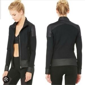 ALO Yoga Women's Black Moto Jacket